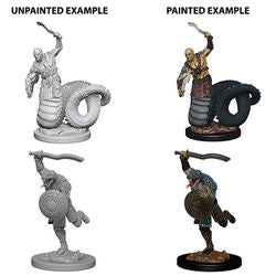 Picture of the Miniature: Yuan-Ti Malisons - Wizkids Unpainted Deep Cuts