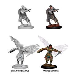 Picture of the Miniature: Aasimar Fighter (Male) - Wizkids Unpainted Deep Cuts