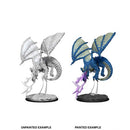 Picture of the Miniature: Dragon, Young Blue Dragon - Wizkids Unpainted Deep Cuts