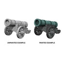 Picture of the Miniature: Large Cannons - Wizkids Unpainted Deep Cuts