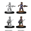 Picture of the Miniature: Halfling Rogue (Female) - Wizkids Unpainted Deep Cuts
