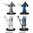 Picture of the Miniature: Elf Wizard (Male) (2) - Wizkids Unpainted Deep Cuts