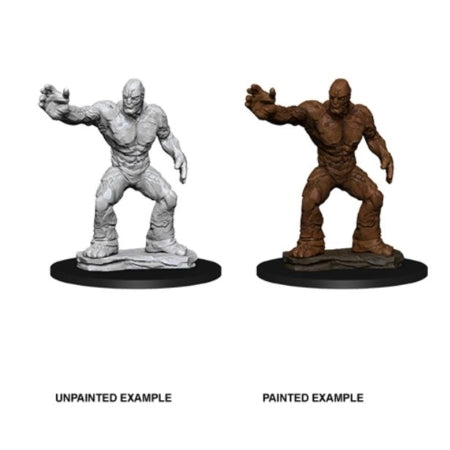 Picture of the Miniature: Golem, Clay Golem - Wizkids Unpainted Deep Cuts