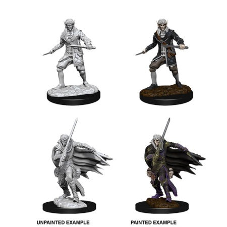 Picture of the Miniature: Elf Rogue (Male) - Wizkids Unpainted Deep Cuts