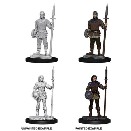 Picture of the Miniature: Guards - Wizkids Unpainted Deep Cuts