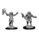 Picture of the Miniature: Dragonborn Fighter (Female) (2) - Wizkids Unpainted Deep Cuts