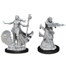 Picture of the Miniature: Human Wizard (Female) (2) - Wizkids Unpainted Deep Cuts