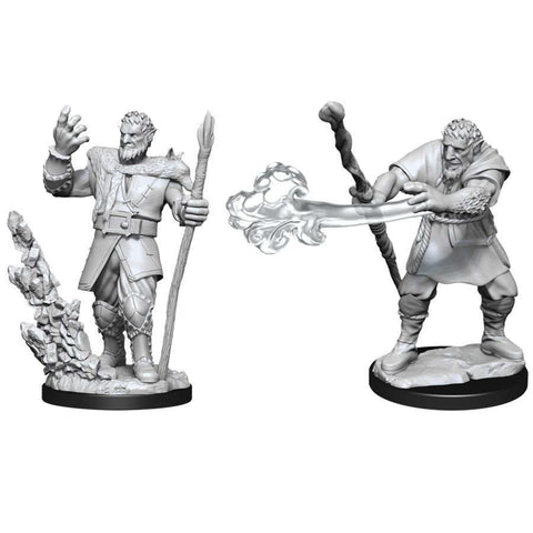 Picture of the Miniature: Firbolg Druid (Male) - Wizkids Unpainted Deep Cuts