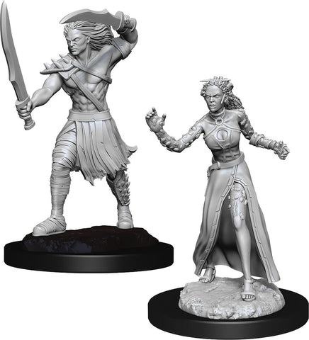 D&D Unpainted Minis: Vampire Lacerator and Vampire Hexmage MTG - Wave 01