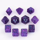 Metal RPG Dice Set (11) - Mages Guild Conjuration