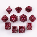 Metal RPG Dice Set (11) - Mages Guild Evocation