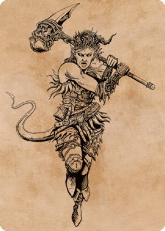 Karlach, Fury of Avernus Art Card (54) [Commander Legends: Battle for Baldur's Gate Art Series]