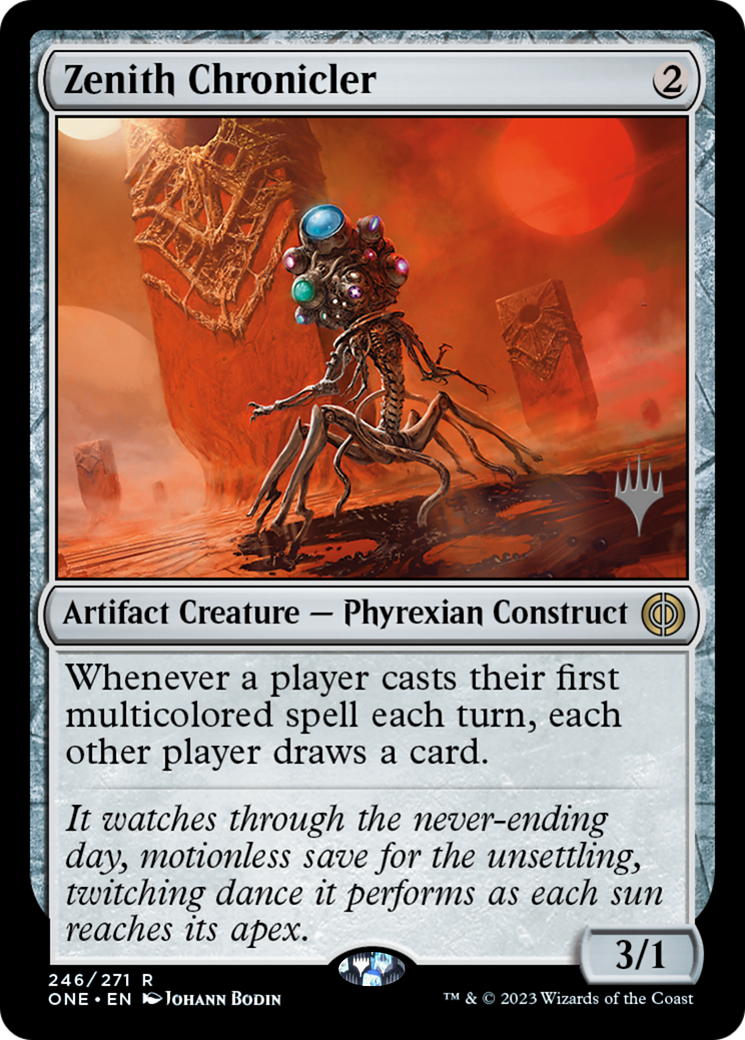 Zenith Chronicler (Promo Pack) [Phyrexia: All Will Be One Promos]