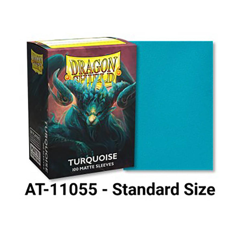 Dragon Shield Sleeves Matte: Turquoise (100)