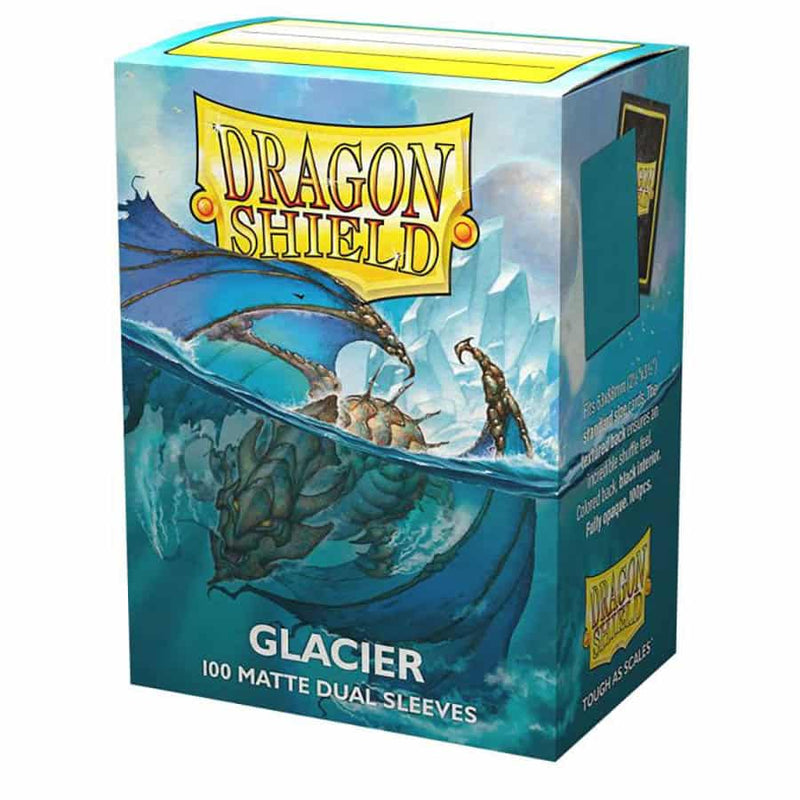 Dragon Shield Dual Sleeves Matte: Glacier (100)
