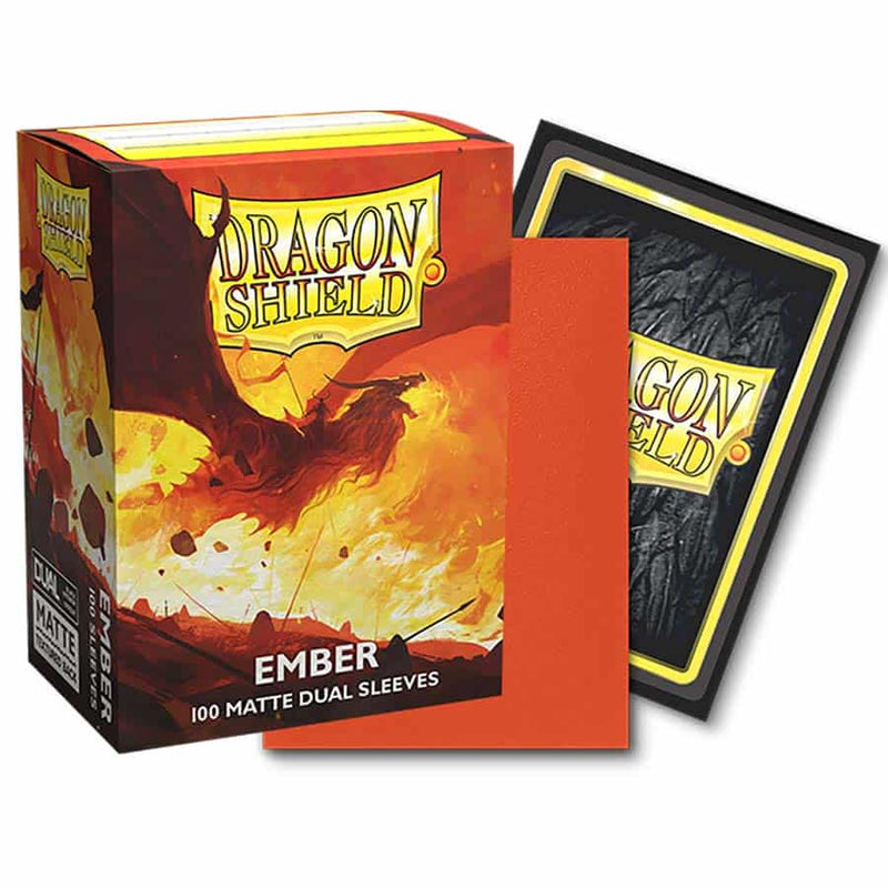 Dragon Shield Dual Sleeves Matte: Ember (100)