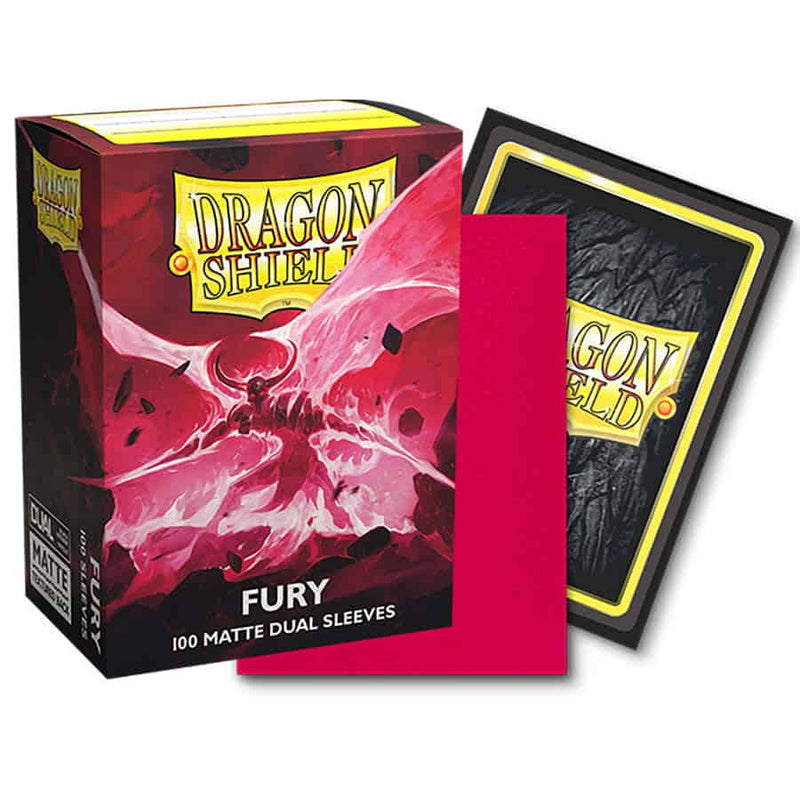 Dragon Shield Dual Sleeves Matte: Fury (100)