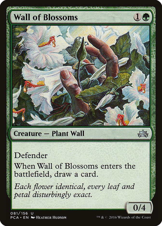 Wall of Blossoms [Planechase Anthology]
