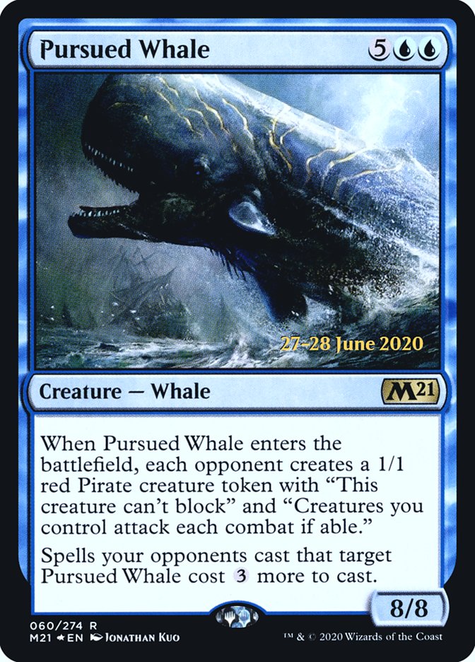 Pursued Whale [Core Set 2021 Prerelease Promos]