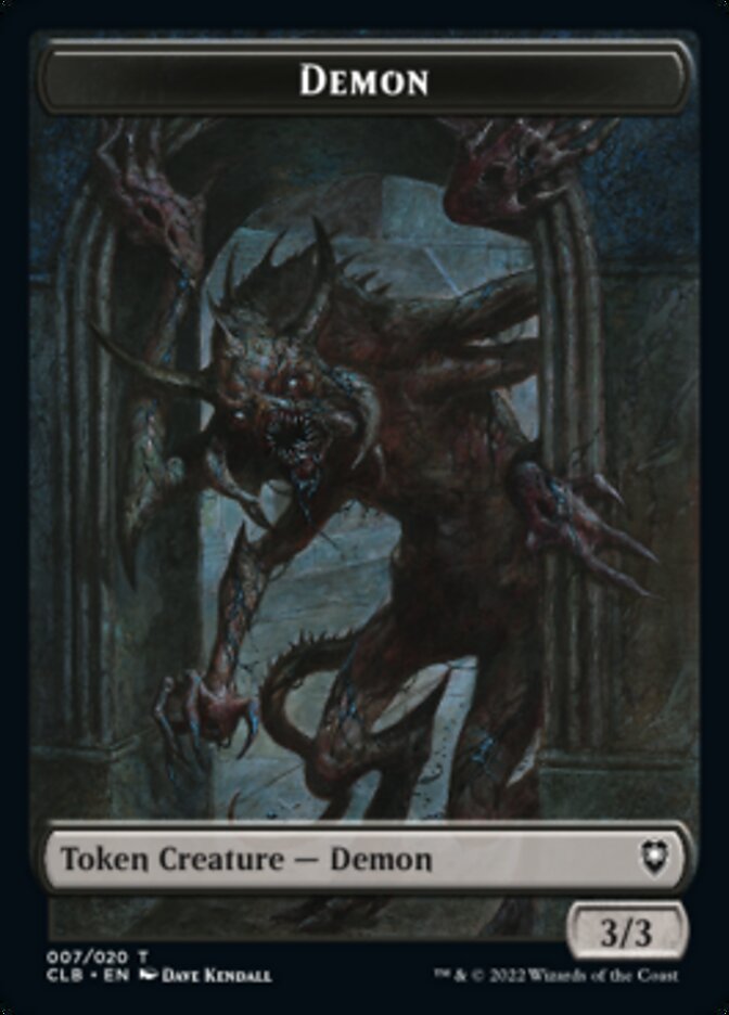 Demon Token [Commander Legends: Battle for Baldur's Gate Tokens]