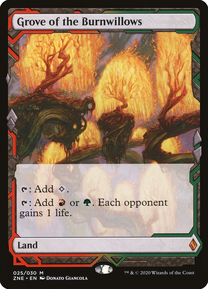 Grove of the Burnwillows (Expeditions) [Zendikar Rising Expeditions]