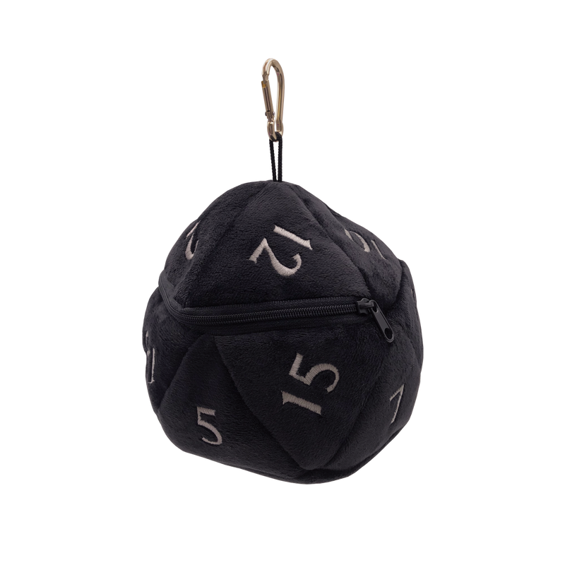 Ultra PRO: Dice Bag - Plush D20 (Black)