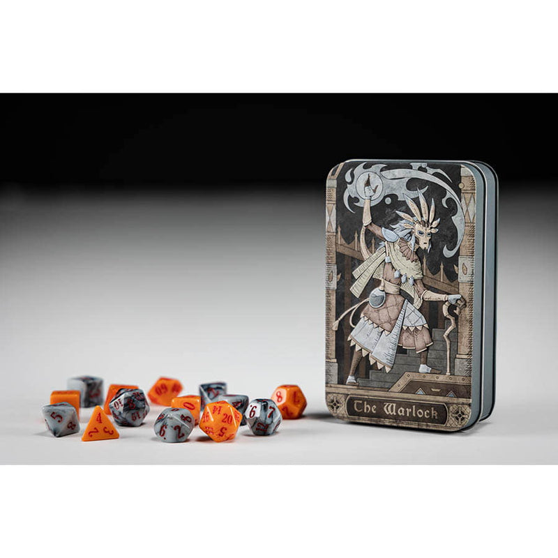 Dice Set (14) - Character Class: The Warlock