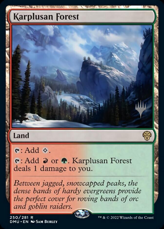Karplusan Forest (Promo Pack) [Dominaria United Promos]