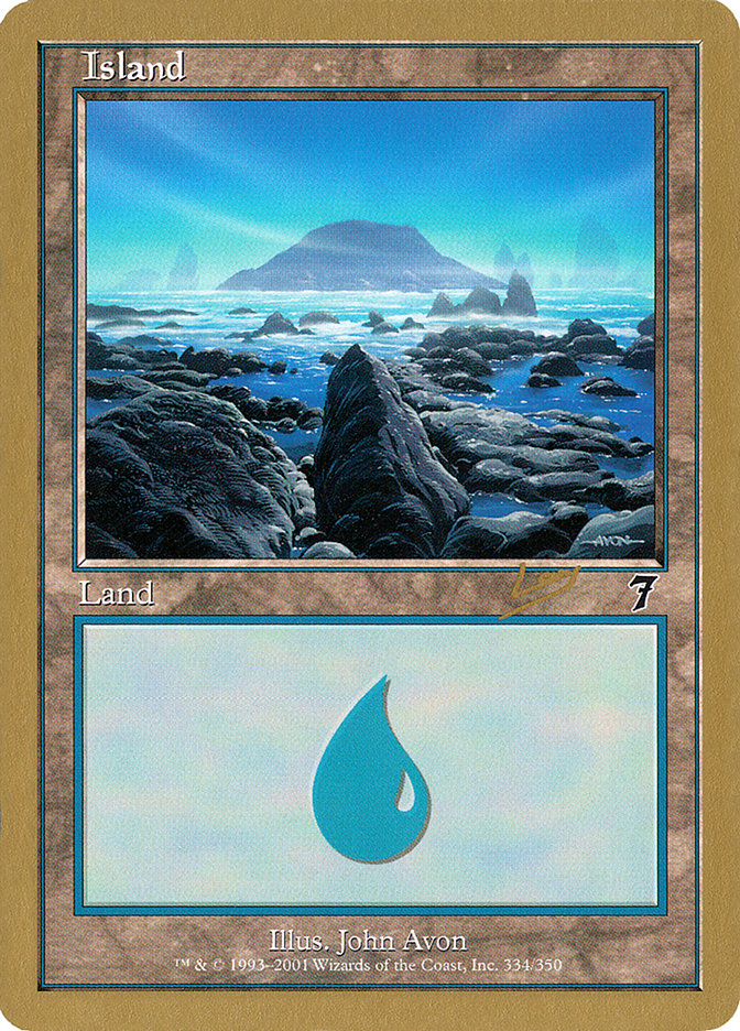 Island (rl334) (Raphael Levy) [World Championship Decks 2002]