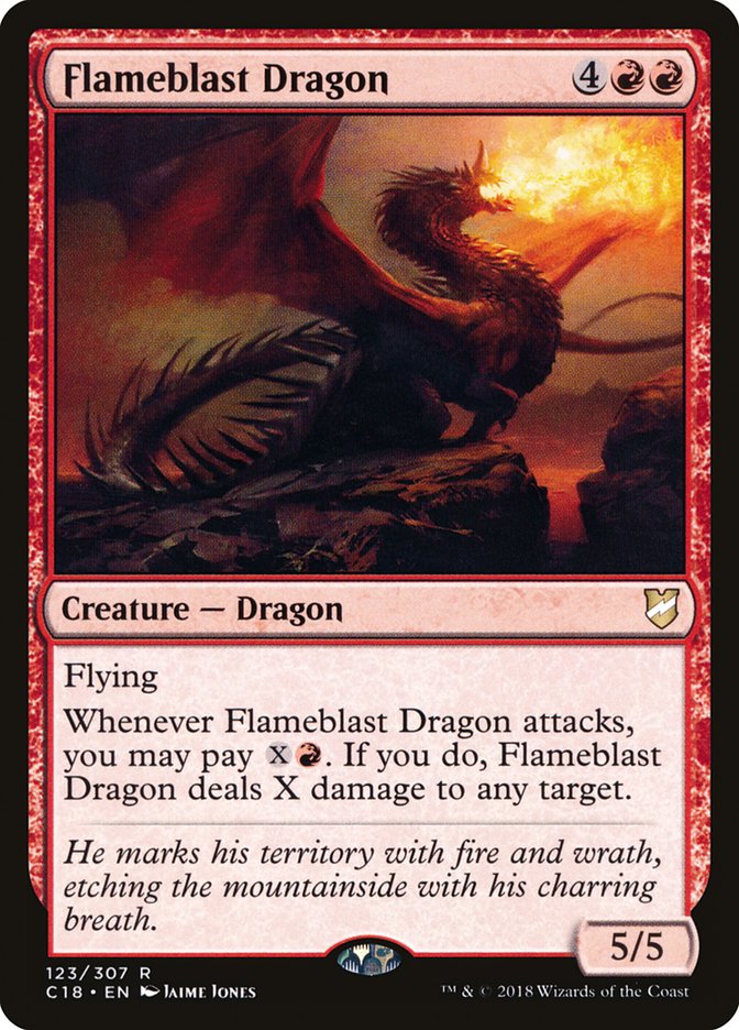 Flameblast Dragon [Commander 2018]