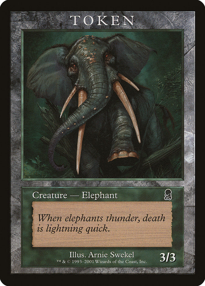 Elephant Token [Magic Player Rewards 2002]
