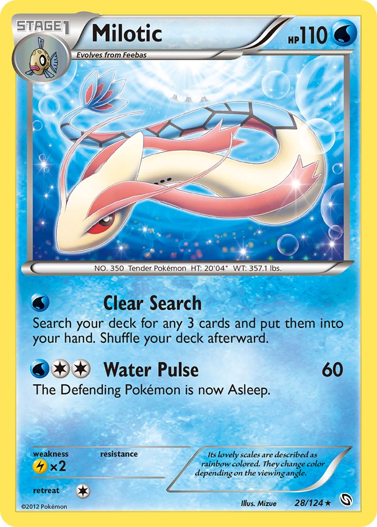 Milotic (28/124) (Theme Deck Exclusive) [Black & White: Dragons Exalted]