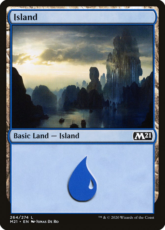 Island (264) [Core Set 2021]