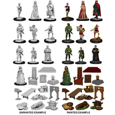 D&D Unpainted Minis Box Set: Castle - Royal Court