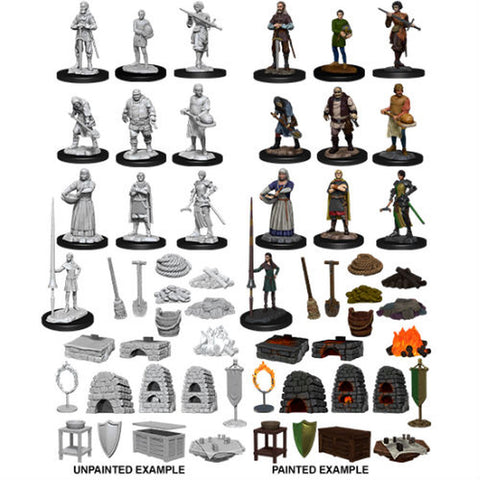 D&D Unpainted Minis Box Set: Castle - Kingdom Retainers