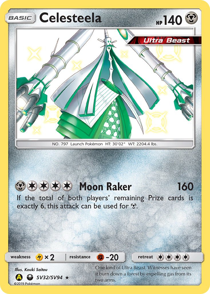 Celesteela (SV32/SV94) [Sun & Moon: Hidden Fates - Shiny Vault]