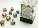 12mm D6 Dice Block (36) - Festive Vibrant/Brown