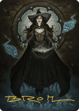 Tasha, the Witch Queen Art Card (76) (Gold-Stamped Signature) [Commander Legends: Battle for Baldur's Gate Art Series]