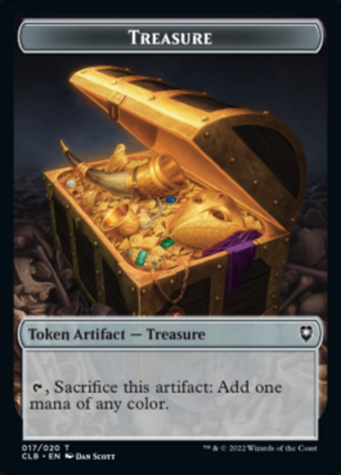 Treasure Token [Commander Legends: Battle for Baldur's Gate Tokens]