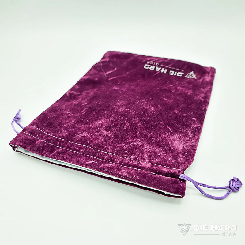 Velvet Dice Bag - Large Purple