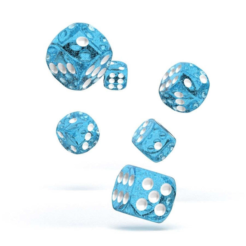 16mm D6 Dice Block (12) - Speckled Light Blue