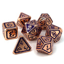 Metal RPG Dice Set (7) - Queens of Gilded Ruin