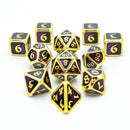 Metal RPG Dice Set (11) - Mythica Dark Arts Hubris