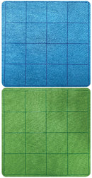 Double-Sided Megamat - 1 in. Blue/Green Squares (34 x 48 inches)