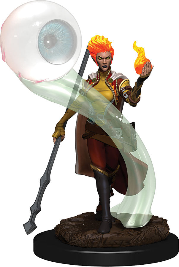Premium Fire Genasi Wizard (Female)