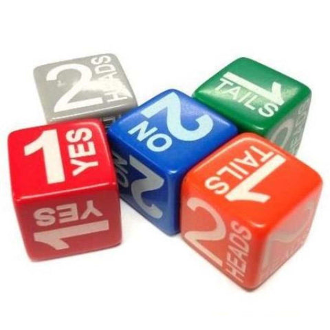 D2 Dice - Heads/Tails