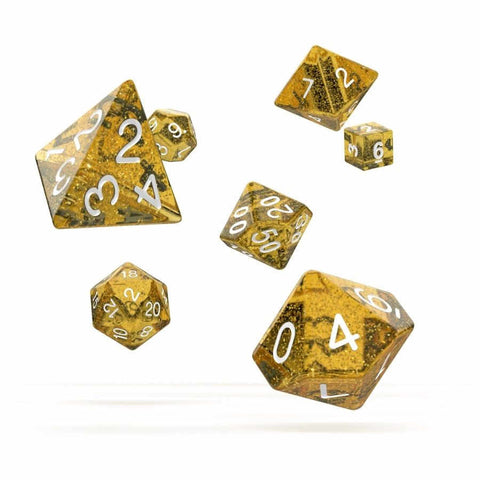 RPG Dice Set (7) - Speckled Orange