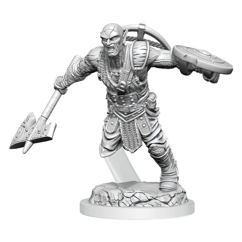 D&D Unpainted Minis: Earth Genasi Fighter - Wave 20
