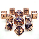 Metal RPG Dice Set (11) - Queens of Gilded Ruin
