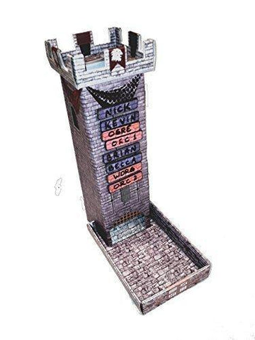 Castle Keep Dice Tower with Magnetic Initiative Turn Tracker